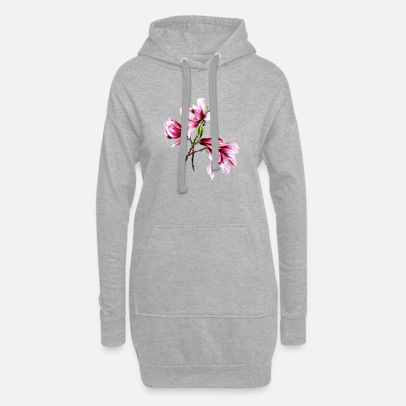 Still Growing - Hoodie-Kleid - Grau meliert