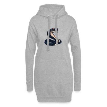 Cobra Chic Sonnenbrille - Hoodie-Kleid - Grau meliert - Vorne