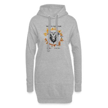 Mon signe Bélier - Sweat-shirt à capuche long Femme - gris chiné - Devant