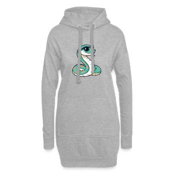 Snake Casual Sonnenbrillen - Hoodie-Kleid - Grau meliert - Vorne