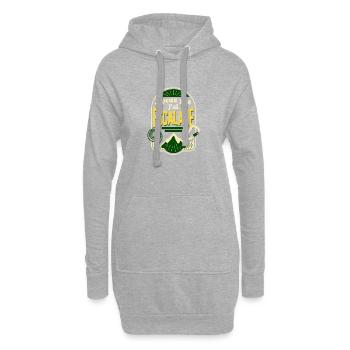 J'peux pas j'ai escalade - Sweat-shirt à capuche long Femme - gris chiné - Devant