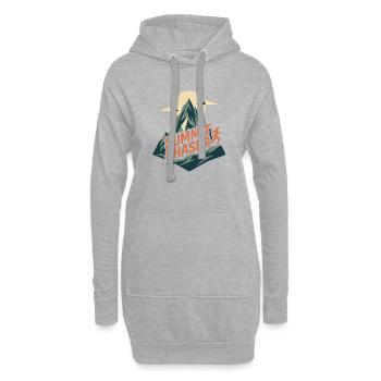 Trail Running - Poursuiveur de sommet - Sweat-shirt à capuche long Femme - gris chiné - Devant