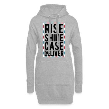 Briefträger Und Paket-Zusteller Für Postboten - Hoodie-Kleid - Grau meliert - Vorne