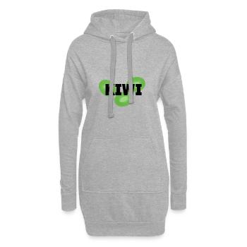 KIWI avec des couleurs - Sweat-shirt à capuche long Femme - gris chiné - Devant