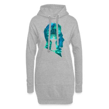 Phantastische Tierwesen Gellert Grindelwald - Hoodie-Kleid - Grau meliert - Vorne