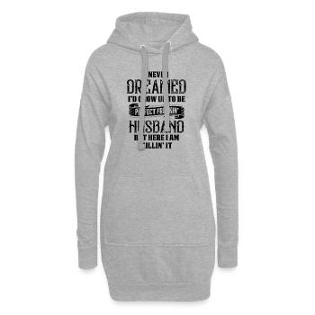 Perfect Freakin Husband - Hoodie Dress - heather grey - Front