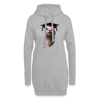 Diplôme d’études supérieures en alpaga - Sweat-shirt à capuche long Femme - gris chiné - Devant