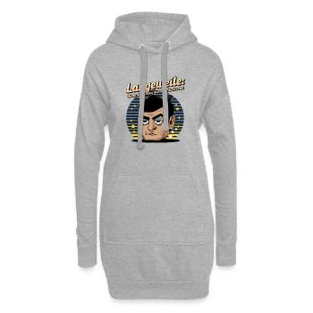 Boredom level extreme 01 - Hoodie Dress - heather grey - Front