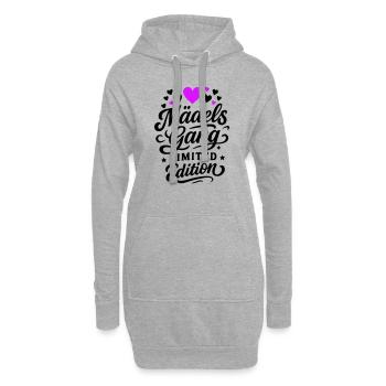Mädels Gang Frauen Spruch - Hoodie-Kleid - Grau meliert - Vorne