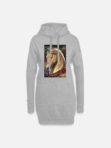 poster fjord - Hoodie Dress - heather grey