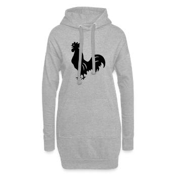hahn - Hoodie-Kleid - Grau meliert - Vorne