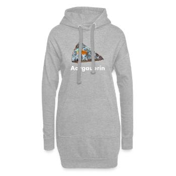 Aargauerin - Hoodie-Kleid - Grau meliert - Vorne