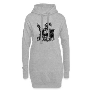 Sir Mon Knight Funny Renaissance Faire Men LARP - Hoodie-Kleid - Grau meliert - Vorne
