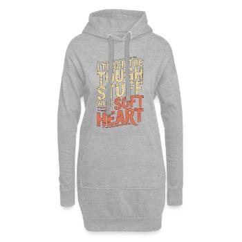 Enseignant en soins infirmiers J’enseigne les choses difficiles Enseignant en infirmier(ère) - Sweat-shirt à capuche long Femme - gris chiné - Devant