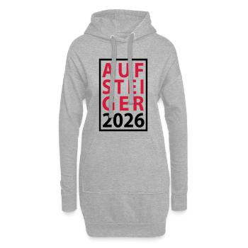 Promoted 2026 Promotion - Hoodie Dress - heather grey - Front