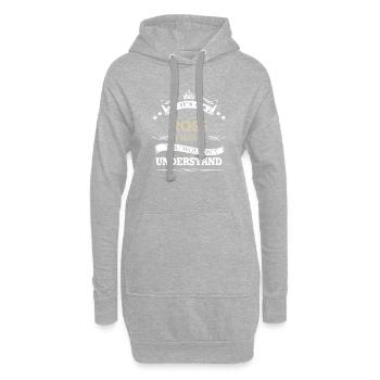 C’est une chose rose Nom personnalisé cadeau - Sweat-shirt à capuche long Femme - gris chiné - Devant
