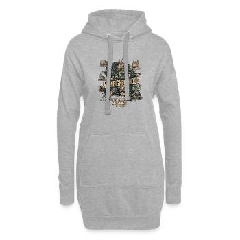 Local Love Augsburg - Hoodie-Kleid - Grau meliert - Vorne