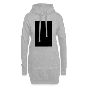 OFFLINE – Disconnect to Reconnect - Hoodie-Kleid - Grau meliert - Vorne