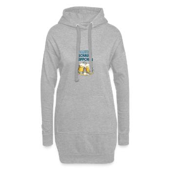 Kaltes Schaumsüppchen - Hoodie-Kleid - Grau meliert - Vorne