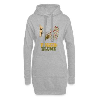 Pusztablume - Pusteblume - Hoodie-Kleid - Grau meliert - Vorne