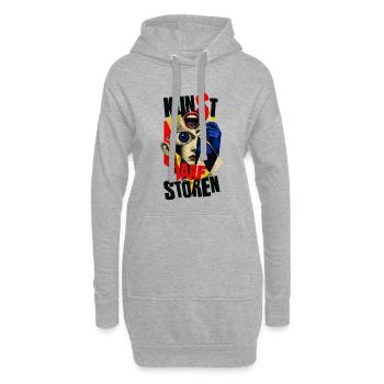 KUNST DARF STÖREN - Hoodie-Kleid - Grau meliert - Vorne