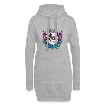 L’équipe de Bali 2025 - Sweat-shirt à capuche long Femme - gris chiné - Devant