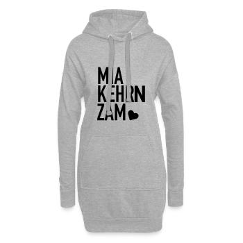MIA KEHRN ZAM - Hoodie-Kleid - Grau meliert - Vorne
