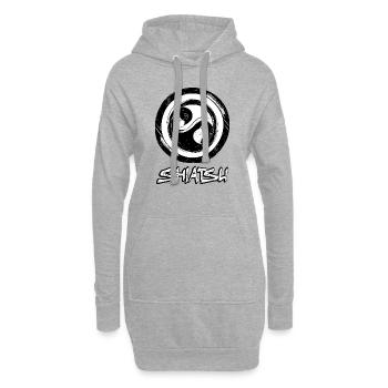 Shiatsu Yoga Meditation Massage Buddha Japanisch 3 - Hoodie-Kleid - Grau meliert - Vorne