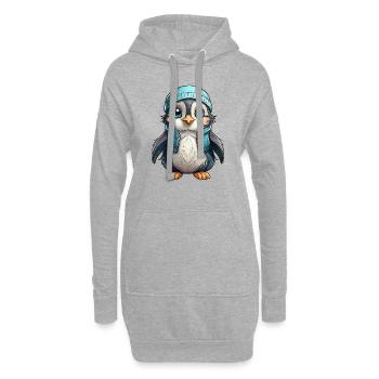 Tordalk - Hoodie-Kleid - Grau meliert - Vorne