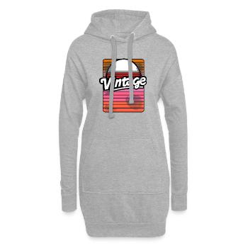 VINTAGE - Hoodie-Kleid - Grau meliert - Vorne