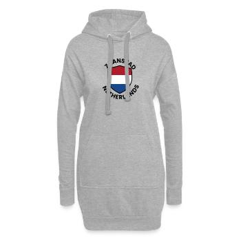Zaanstad Shield, Niederlande - Hoodie-Kleid - Grau meliert - Vorne