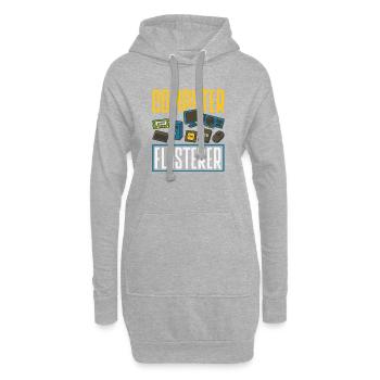 Computer Whisperer Computer Scientist - Hoodie Dress - heather grey - Front