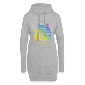 Jga 2023 Junggesellenabschied - Hoodie-Kleid - Grau meliert - Vorne