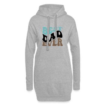 MEILLEUR CADEAU DE CHEMISE À MOTIF PAPA DE TOUS LES TEMPS - Sweat-shirt à capuche long Femme - gris chiné - Devant