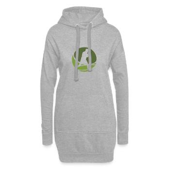 Boxe Match Boxe Match Boxeur - Sweat-shirt à capuche long Femme - gris chiné - Devant
