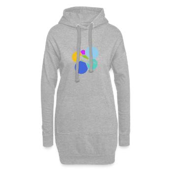 Fussball Fussballspieler Torwart Tormann - Hoodie-Kleid - Grau meliert - Vorne