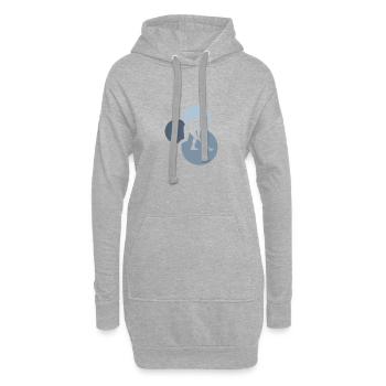Fieldhockey Hockey - Hoodie-Kleid - Grau meliert - Vorne