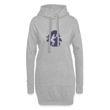 Crosse Fogo Intercrosse - Sweat-shirt à capuche long Femme - gris chiné - Devant