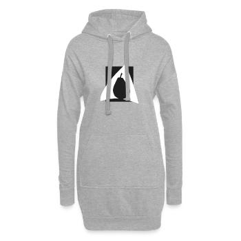 Avocado Toast Avocado Vegan - Sweat-shirt à capuche long Femme - gris chiné - Devant