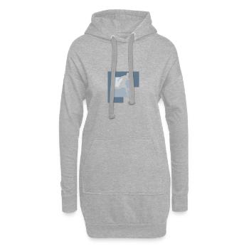Beach Soccer Strand Strand - Sweat-shirt à capuche long Femme - gris chiné - Devant
