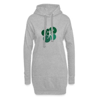 Tennis de plage Tennis de plage - Sweat-shirt à capuche long Femme - gris chiné - Devant