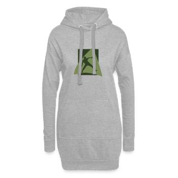 Tischtennisball Tennis Tennis - Hoodie-Kleid - Grau meliert - Vorne