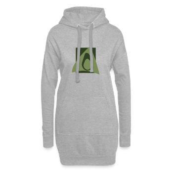 Toast Avocado Toast Avocado Toast - Sweat-shirt à capuche long Femme - gris chiné - Devant