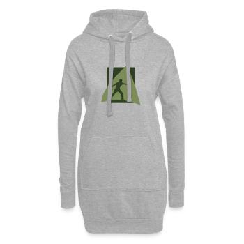 Table Tennis Table Tennis Table Tennis Table T - Sweat-shirt à capuche long Femme - gris chiné - Devant