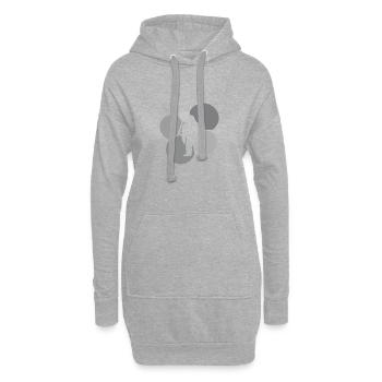 Big foot Bigfoot Big foot Bigfoot - Hoodie-Kleid - Grau meliert - Vorne