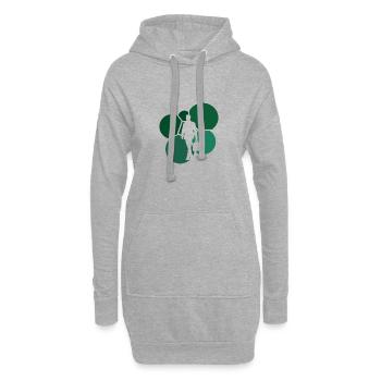 Banking Banken Börse - Hoodie-Kleid - Grau meliert - Vorne