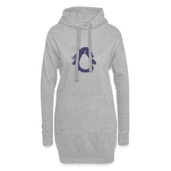 Toast Vegan Avocado - Hoodie-Kleid - Grau meliert - Vorne