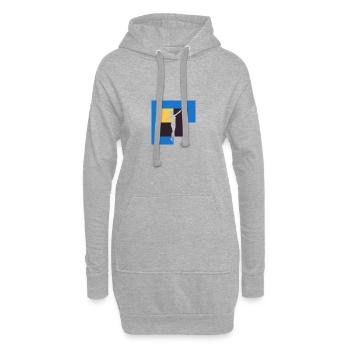 Tige Tournant Twirling Twirling - Sweat-shirt à capuche long Femme - gris chiné - Devant