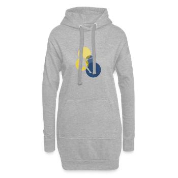 Lanceur Softball Joueur Softball Batte - Sweat-shirt à capuche long Femme - gris chiné - Devant