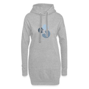 Table Tennis Table Tennis Table Tennis Table Tennis Table Tennis Table Tennis Table T - Sweat-shirt à capuche long Femme - gris chiné - Devant